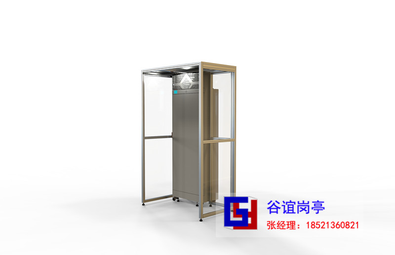 上海谷誼吸煙亭廠家近期，推出單人版和雙人版的煙霧凈化吸煙亭